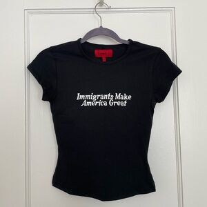 BRAND NEW CHNGE Immigrants Make America Great Shirt Size Small